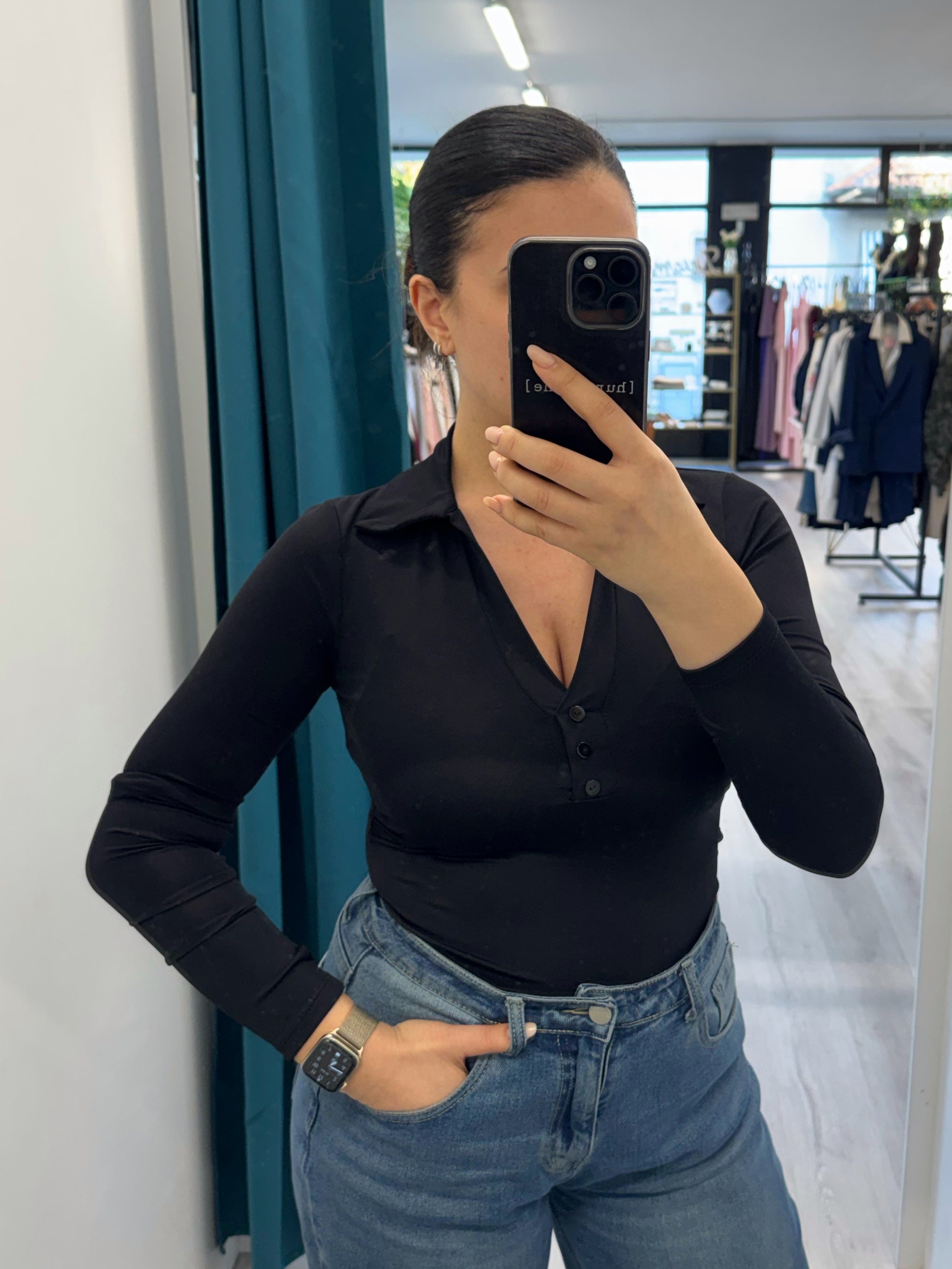 Polo manica lunga +colori