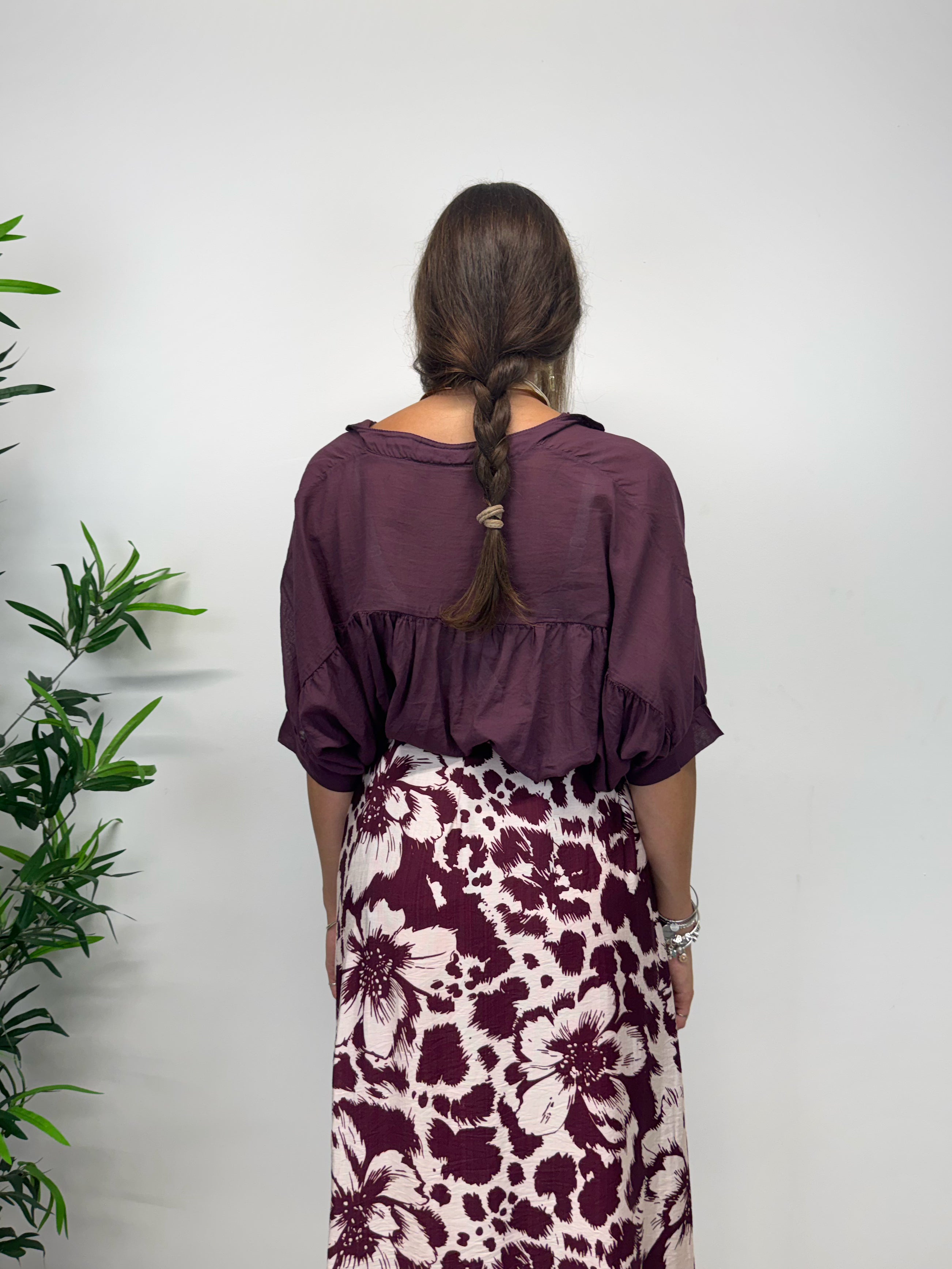 Camicia MERIDA vino